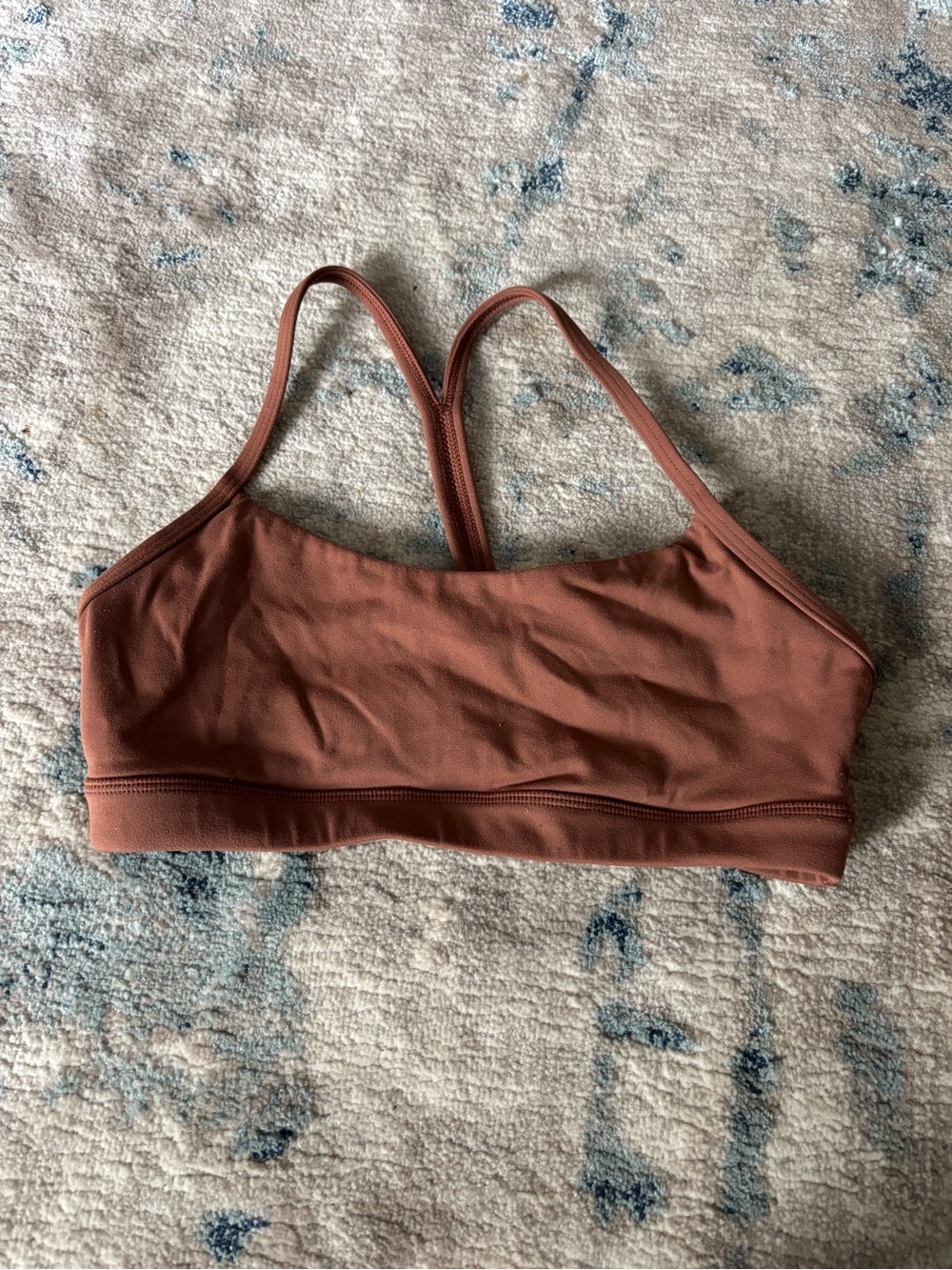 Racer back sports bra Terracotta